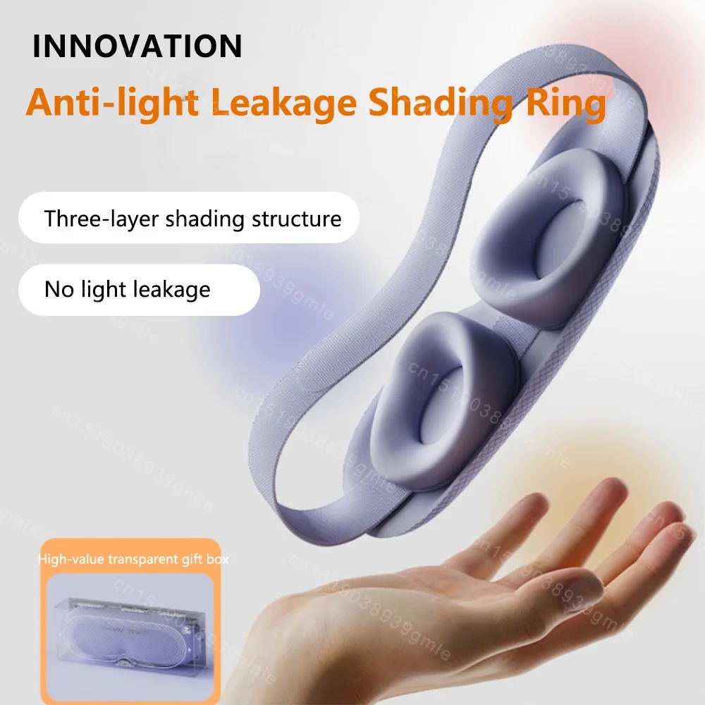 3D Sleeping Mask Block Out Light Soft Padded Sleep Mask For Eyes Slaapmasker Eye Shade Blindfold Sleeping Aid Face Mask Eyepatch