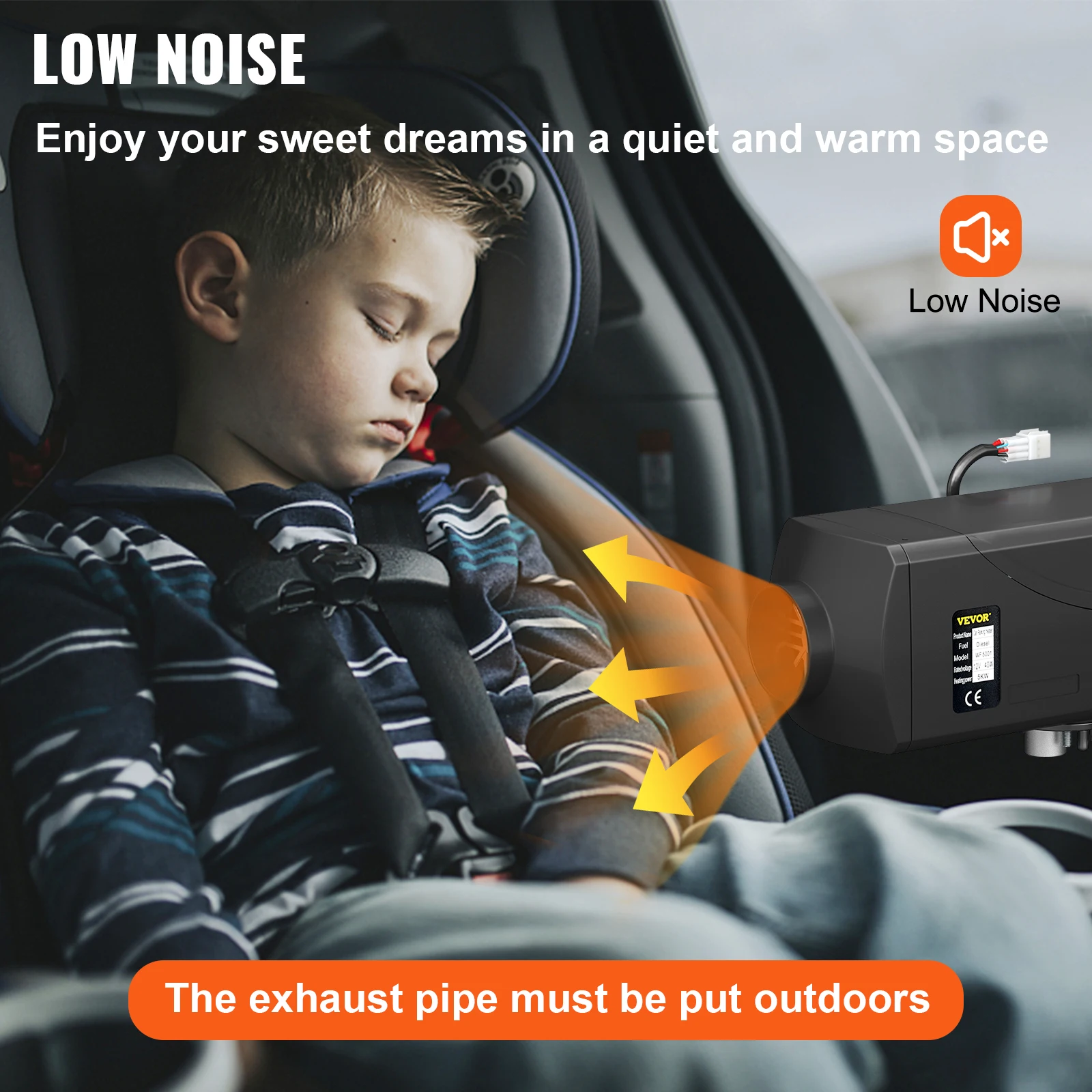 5KW 5000W Car Heater 12V Air Diesel Heater For Bus Auto Boats Yacht Motorhome Trailer Trucks RV