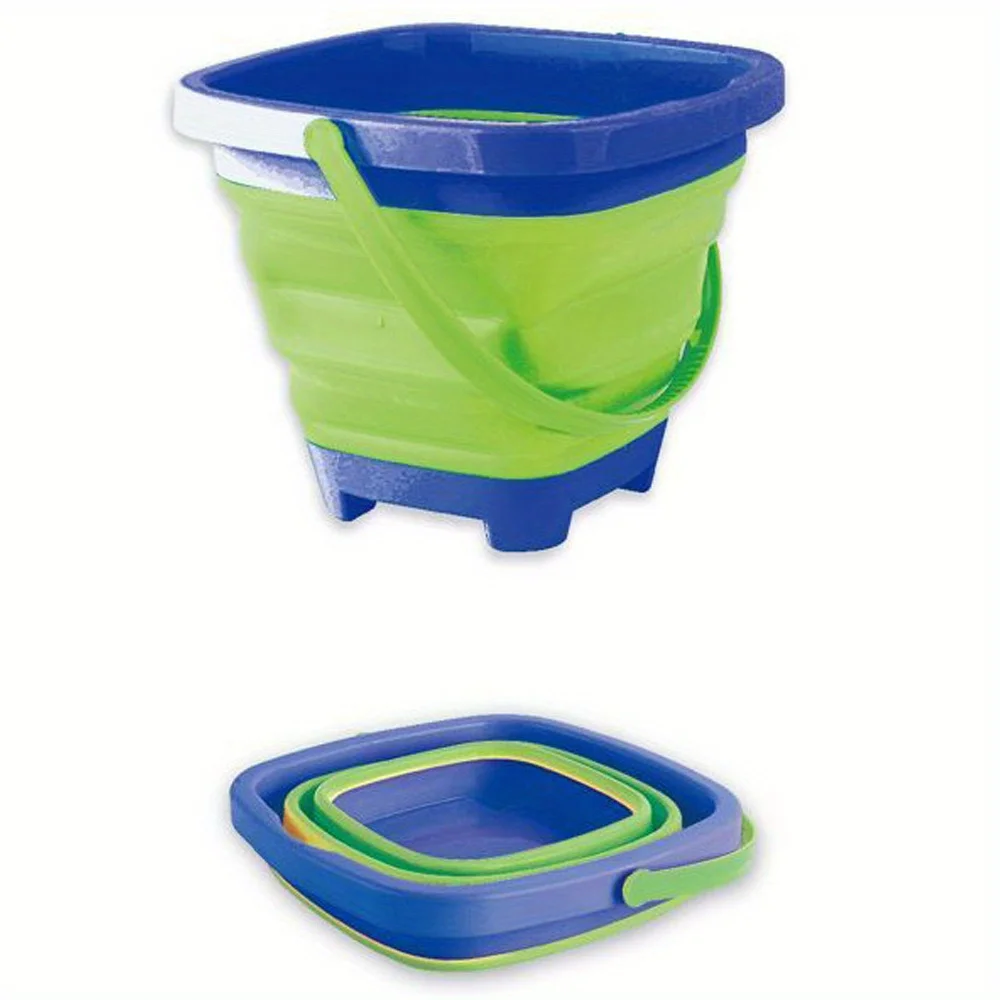 Children Beach Toys Summer Outdoor Baby Beach Digging Sand Toy Foldable Sand Bucket With shovel Play Sand Water Game Toy for Kid 3