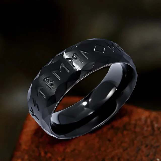 Vintage Odin nordique Viking amulette Rune anneaux pour hommes Cool en acier inoxydable celtique noeud anneau bijoux de mariage cadeaux de saint valentin