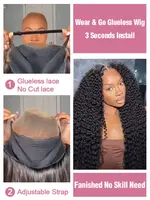 Perruques frontales Deep Wave 40 pouces 7x5 HD sans colle, 100% cheveux humains, perruques 13x4 Water Curly Wave sans colle, prêtes à porter, pré-coupées, en dentelle, pour femmes, pré-épilées, brésiliennes, livraison rapide 3-5 jours, densité 250 4