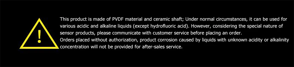 G1/2 Water Flow Sensor PVDF Material Hall Flowmeter Acid and Alkali Resistant Co
