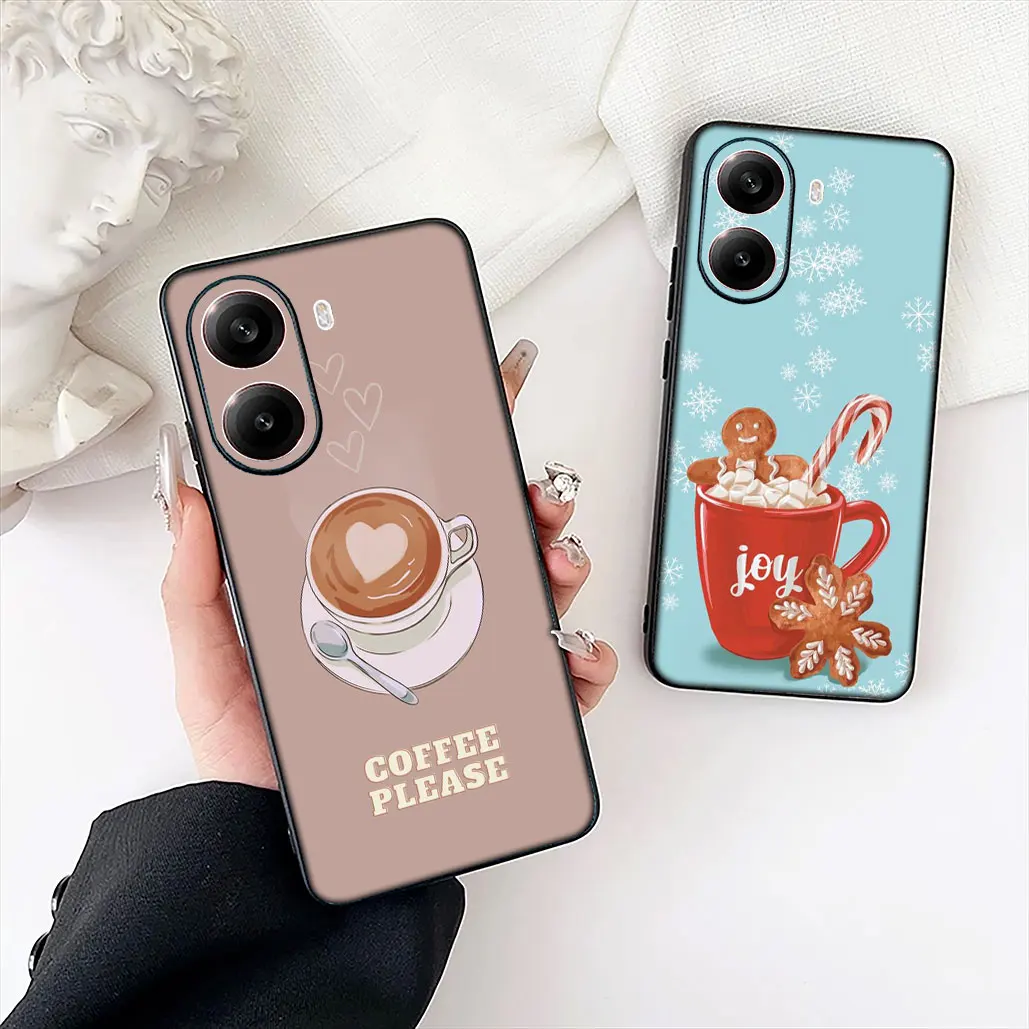 Festive Coffee Christmas Phone Cover - Durable Protective Case