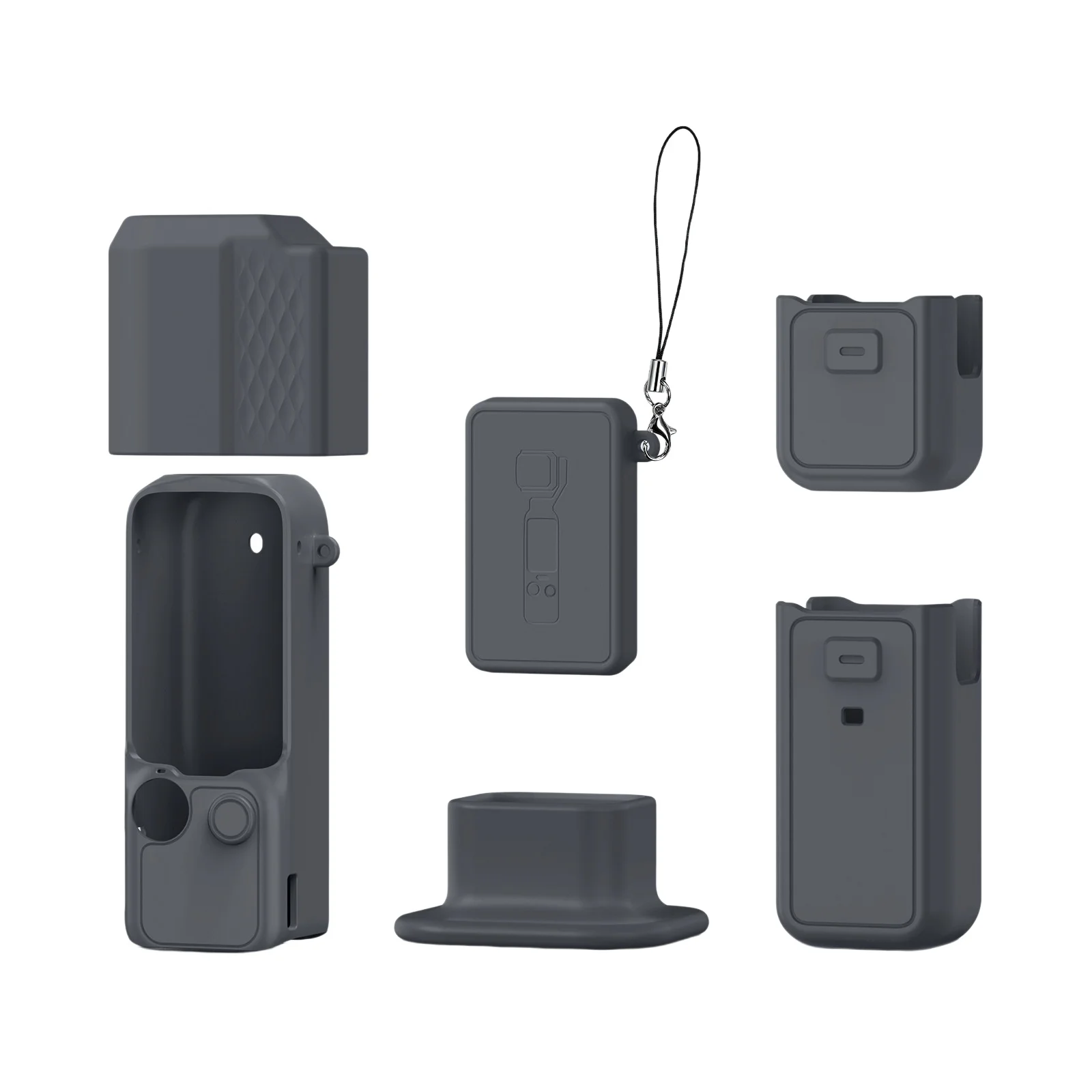 Housse Silicone DJI Pocket 4 - Protection Anti-Rayures et Chocs