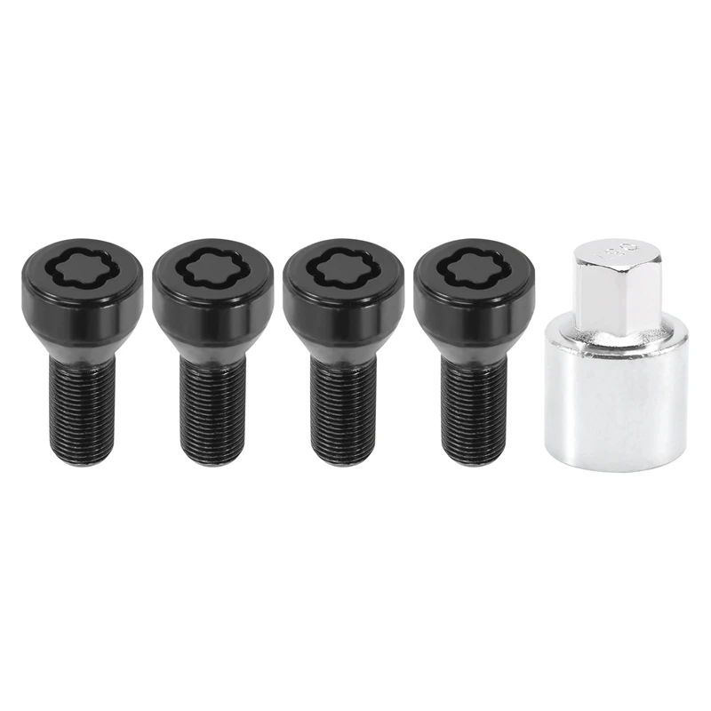 

Anti-Theft Wheel Stud Bolt Locks 14X1.25MM For BMW High Security Type Wheel Lock Set 36136792851