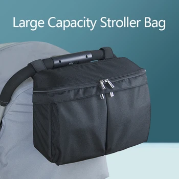 Borsa per passeggino, borsa da viaggio multifunzionale impermeabile di grande capacità, borsa da viaggio per mamma, borsa per pannolini, accessori per passeggino
