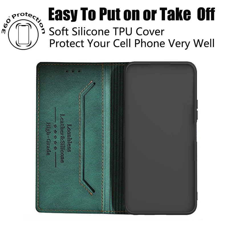 Custodia Portafoglio In Pelle Per OnePlus 11 – Cover Con Slot Carte E Cavalletto, Chiusura Magnetica, Viola Chiaro - 3