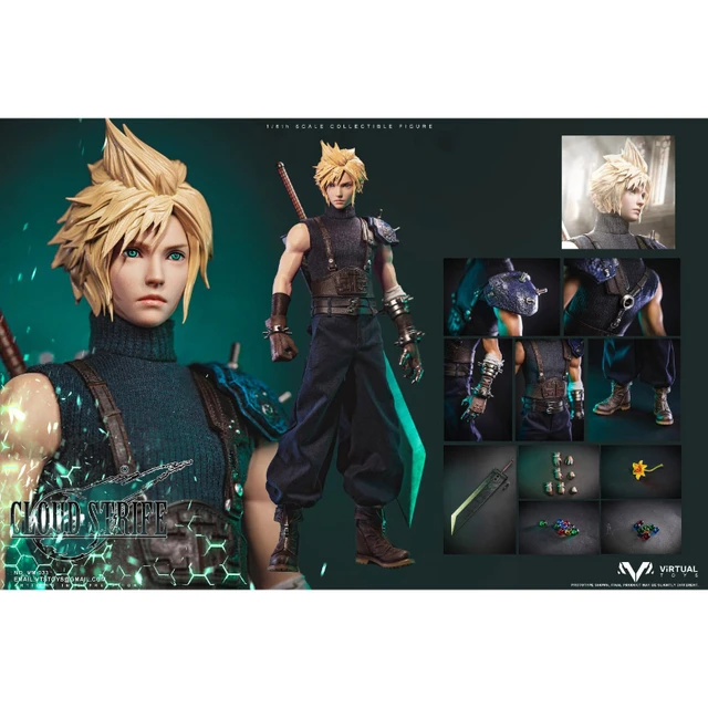 Final Fantasy VII Reborn Anime Figure, PA Play Arts, Action Toy, Modelo  Colecionável - AliExpress