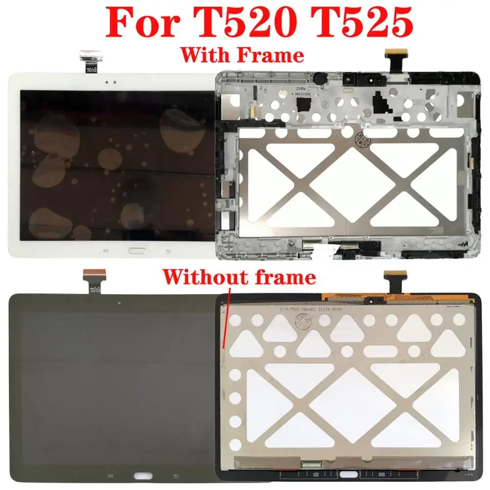 

Shyueda Original For Samsung Galaxy Tab Pro 10.1 SM-T520 T521 T525 Super clear LCD Display Touch Screen Digitizer + Frame