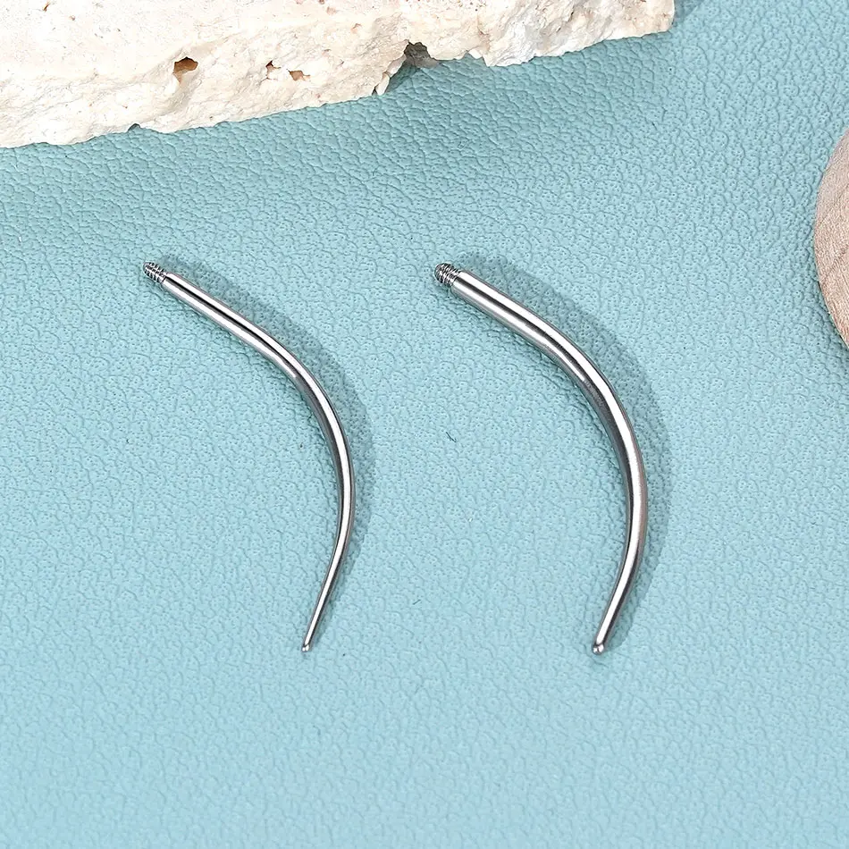 10 Teile/los Edelstahl Einfügung Kegel Einfach Für Gewinde Threadless Piercing Ohrringe Schmuck Tragen Einfache Werkzeug 14/16/18/20G – Detail 7