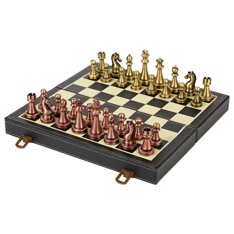 

Luxury Professional Chess Set Board Game Travel Games Historical Unusual Chess Children Souvenir Jogos Tabuleiro Entertainment