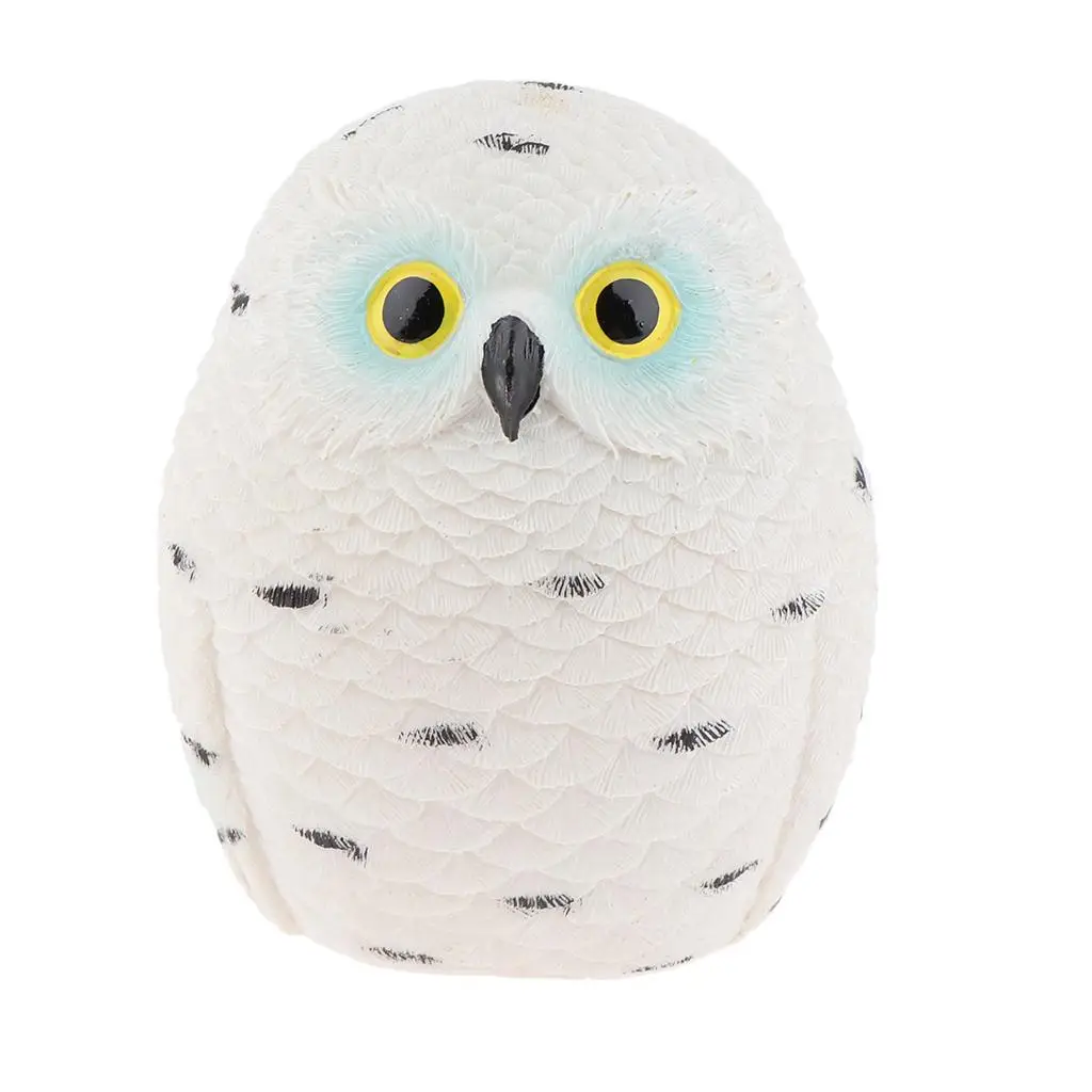 

Милые искусственные фигурки совы, прекрасные миниатюры, сказочные птицы, украшения из смолы