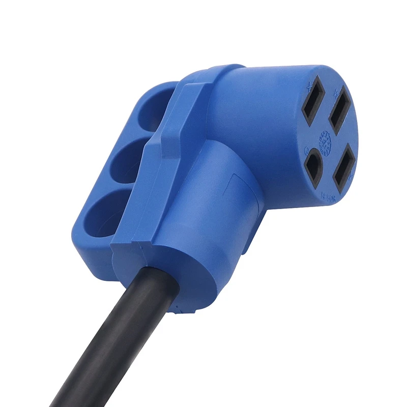 RV 컨버터 케이블, 전원 플러그 코드, RV 모터홈 충전 액세서리, 30 Amp 수-50 Amp 암 도그본 어댑터