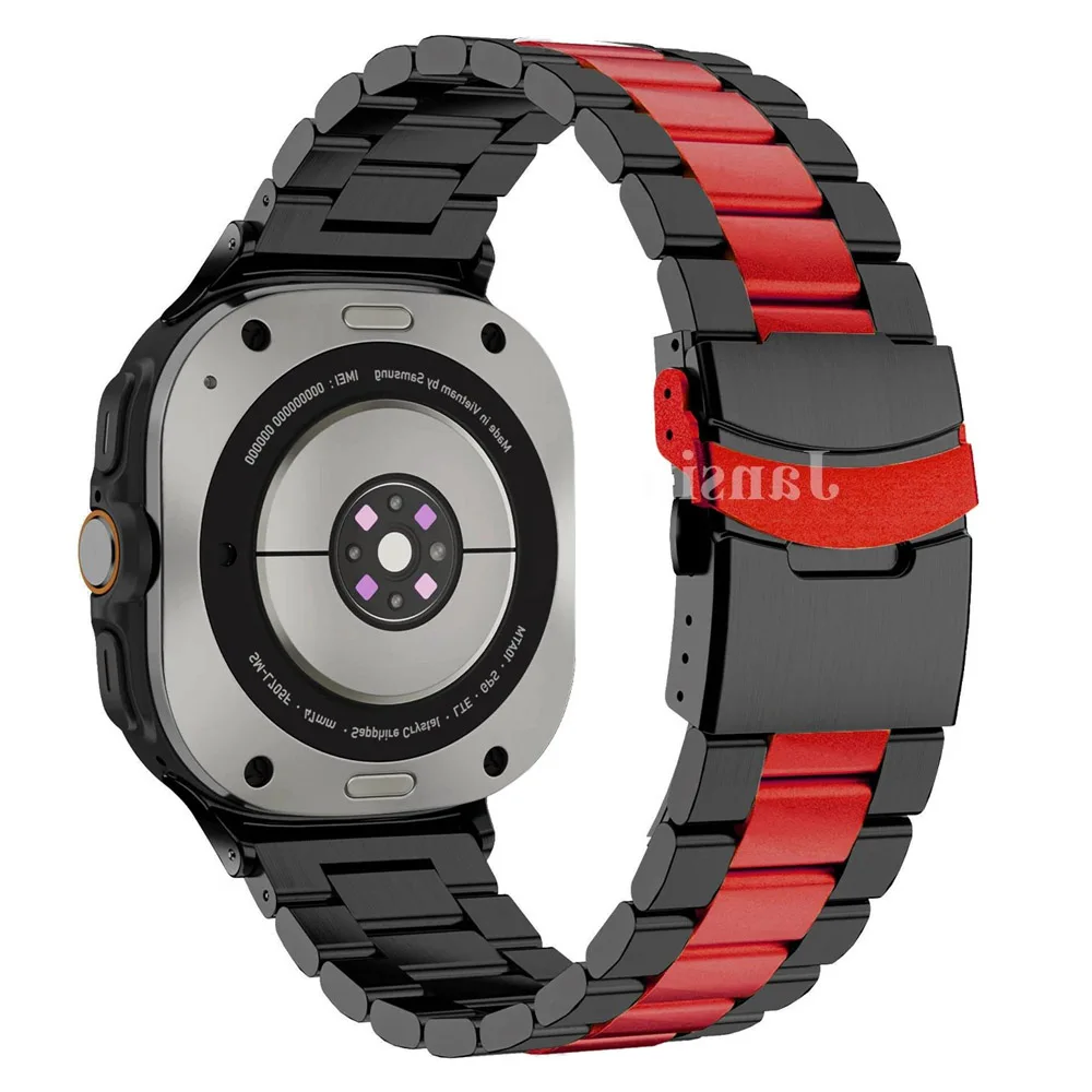 Men's Premium Stainless Steel Business Watch Band - Metal Strap with Elegant Design