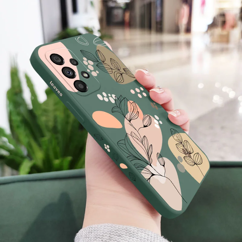 Elegant Abstract Plants Phone Case - Nature-Inspired Design
