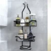 Shower Caddy Over the Head Hanging Shower Caddy with Hooks, Shower Head Caddy with Soap Basket, Hanging Shower Shelves 3