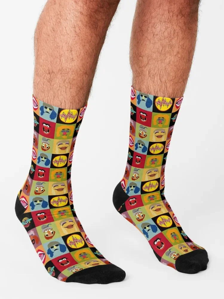 Dr. Teeth and the Electric Mayhem ft Lips Socks loose ankle fashionable Men Socks Luxury Brand Women's