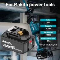Batterie rechargeable Makita 18V 6.0Ah authentique 2026, puissante et longue durée, + perceuse électrique + chargeur, pour outils électriques Makita 6