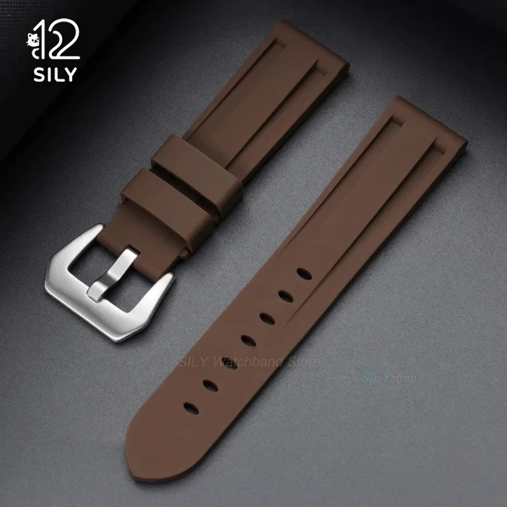 Silicone Sport Watch Band - Blue, Black, Brown Bracelet Accessories Universal Wristbelt
