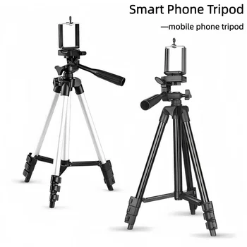 Treppiede Universale RP08 Regolabile per Video con Supporto per Telefono, Stand per Registrazione Video e Fotografia, Morsetto Leggero