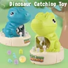 Reusable Dinosaur Doll Claw Machine Toys For Children Hand Control Mini Cartoon Claw Crane Machines Board Game Birthday Gifts 1