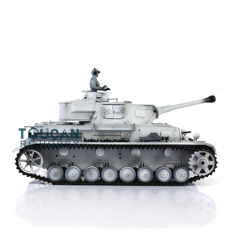 HENG LONG 1/16 Snow 7.0 Customized Panzer IV F2 FPV RTR Tank RC Remote 3859 Metal Wheels Remote Control Car TH17410-SMT4 5