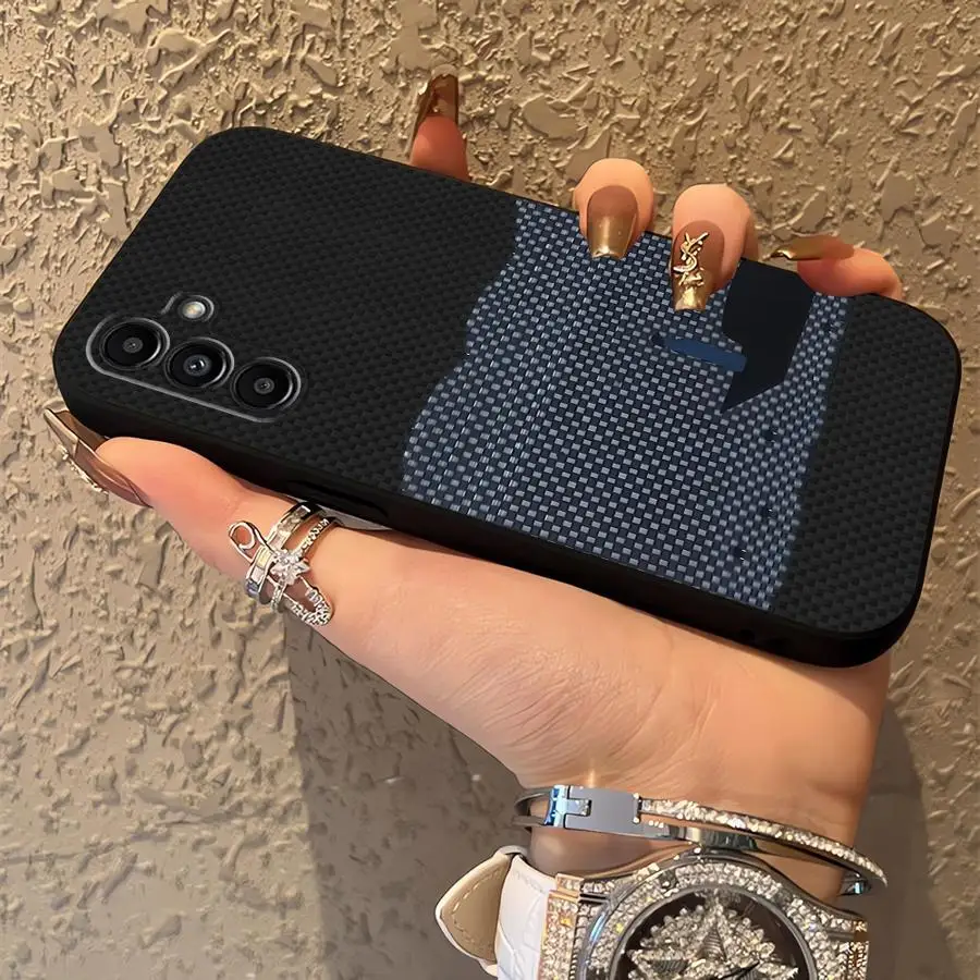 Black Woven Universal Phone Cover Case