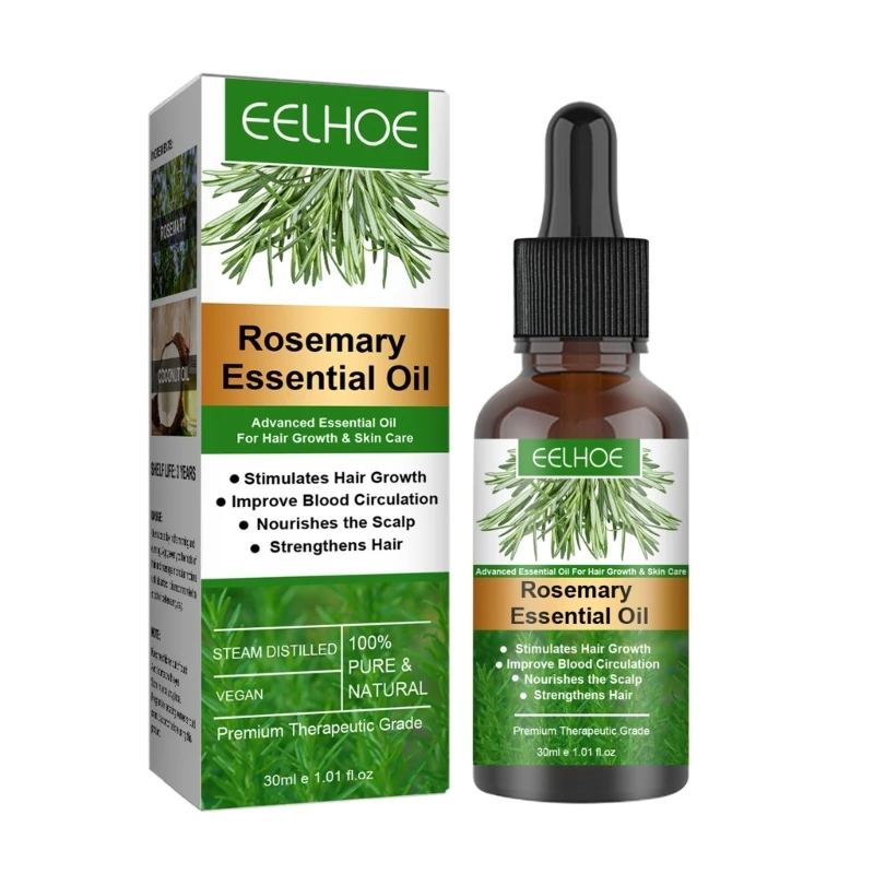 

30ml Rosemary Hair Care Essential Oil Nourish Hair Roots Improve Bifurcated Hair