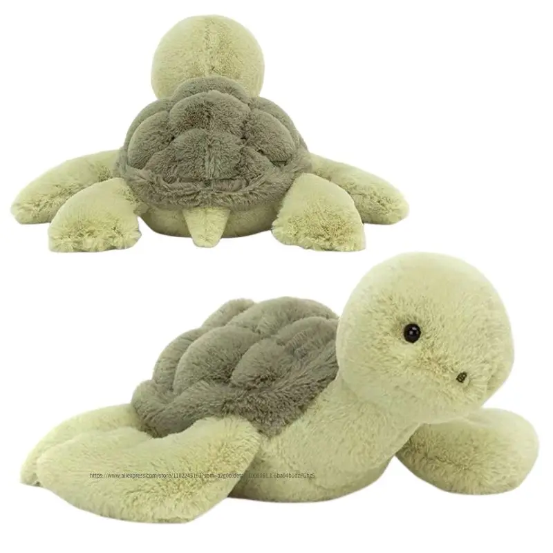 

30 см милая зеленая черепаха плюшевая игрушка Kawaii мягкие животные морская черепаха плюшевые куклы мягкие детские игрушки подушка подарки для детей девочки