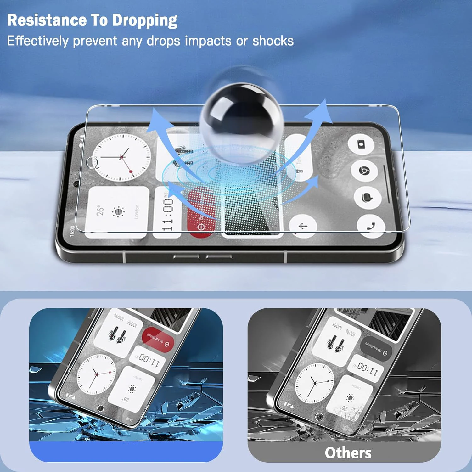 Pack De 2 Protectores De Pantalla De Vidrio Templado 9H Premium - Transparente Y Antihuellas