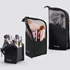 Foldable Makeup Brush Storage Bag Travel Cosmetic Portable Organizer Zipper Makeup Pouch Breathable Brushes Holder Stand-Up Bag 2