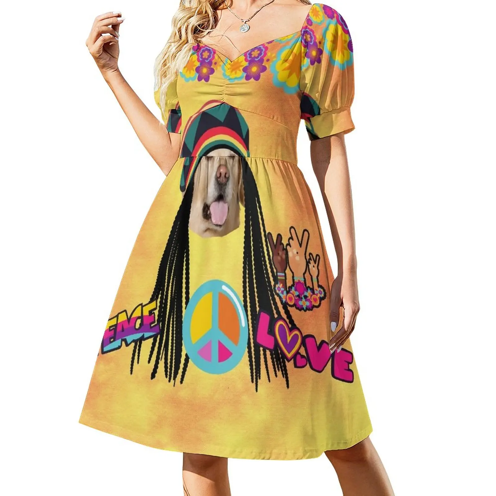 

Hippie Jamaica Dog Sleeveless Dress clothes elegant and pretty women's dresses dresses for women 2023 luxury designer party
