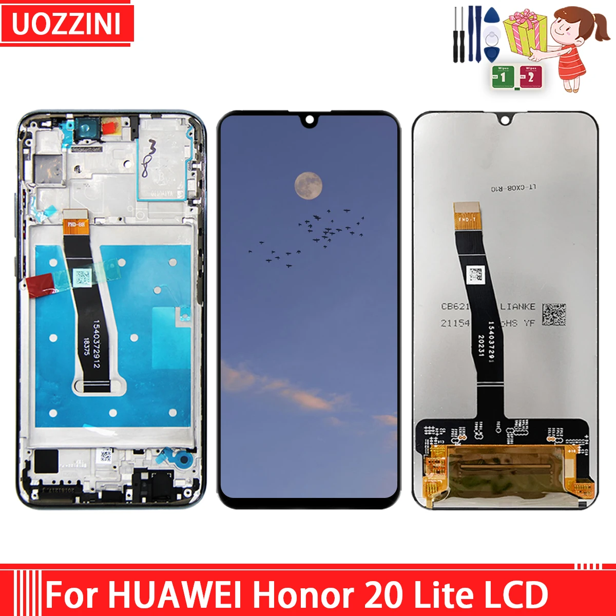 LCD For Huawei Honor 20 lite Global Russian Version LCD Display Touch ...