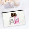Personalised Makeup Bag Custom Name  Cosmetic Bags Travel Toiletry Organizer Bride Storage Make Up Case Wedding Bridesmaid Gifts 5