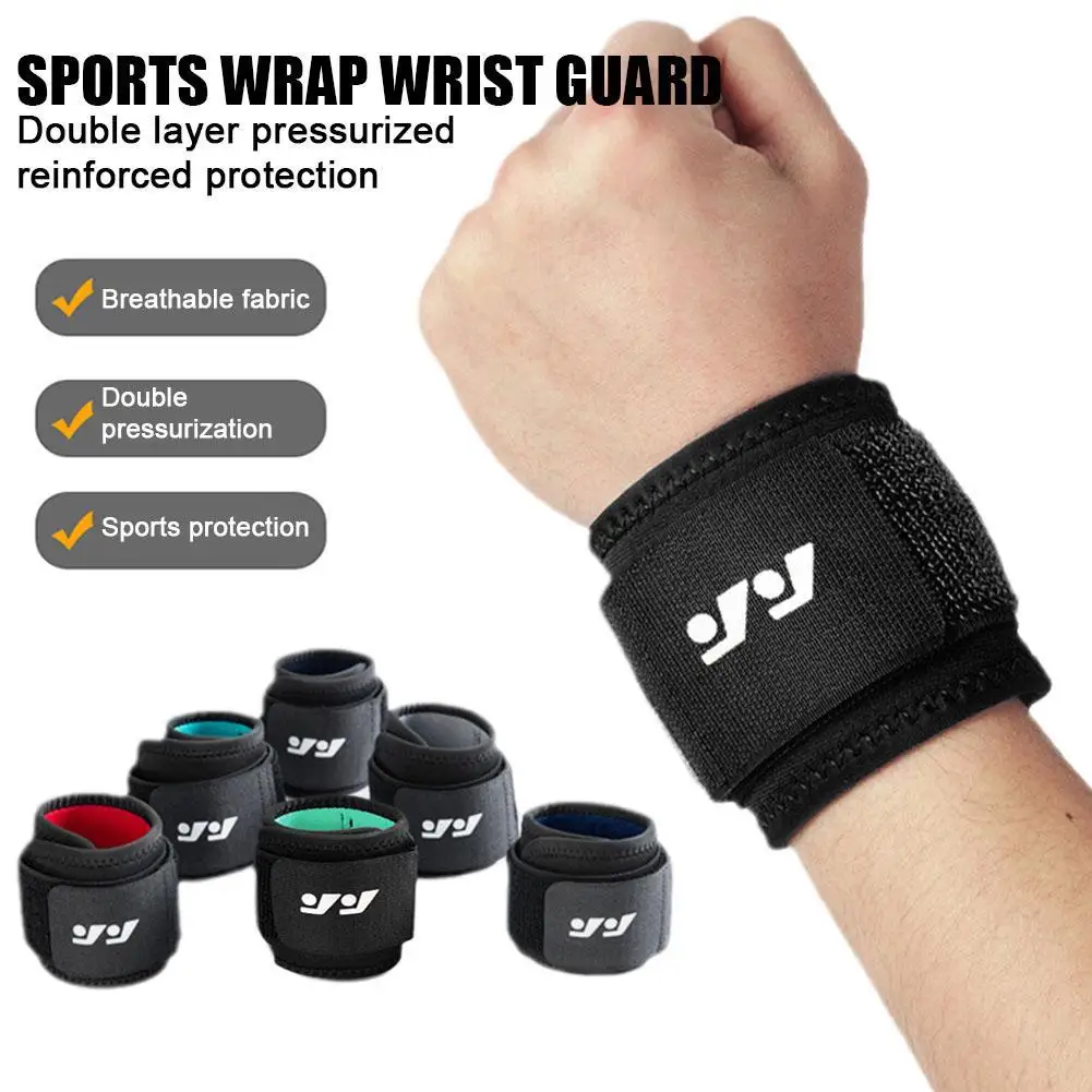 

Регулируемый спортивный наручный браслет, регулируемый спортивный наручный бандаж, поддерживающий ремень для тренажерного зала, компрессионная защита запястья, защита для фитнеса