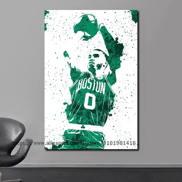 NBA Finals Jayson Tatum Boston Celtics NBA 2K23 Home Decor Poster Canvas -  REVER LAVIE