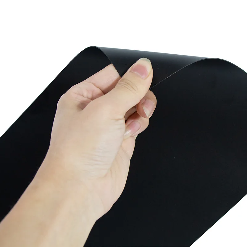 Black PVC Board Hard Plastic Sheet Thin Plate Thickness 0.4/0.5/1mm Corrosion Resistance Insulation Decoration Chemical Industry