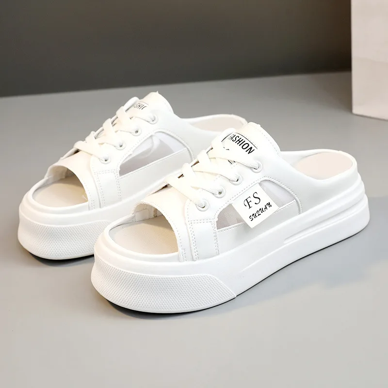 

Women's Summer Shoes Fashion Casual Open Toe Sandals Woman Thick Sole Beach Shoes Slipper Sandal Footwear Sandalias Mujer