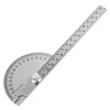 145mm stainless steel 180 protractor angle meter measuring ruler rotary mechanic tool ruler protractor 2