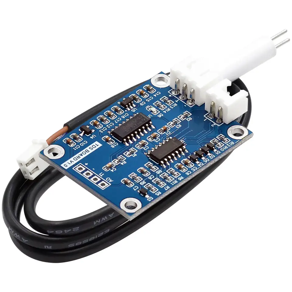 TDS Sensor Module Dissolved Solids Analog Signal Soluble Solid Water Quality Detection DS18B20 Temperature for Arduino 51/STM32 image 2