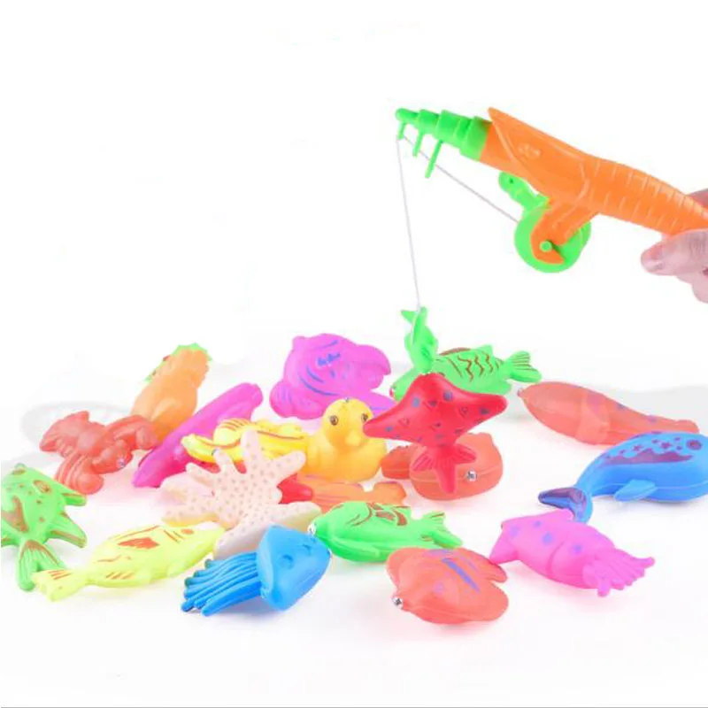 Magnetic fishing toys children water toys simulation fishing rods fishing toys
