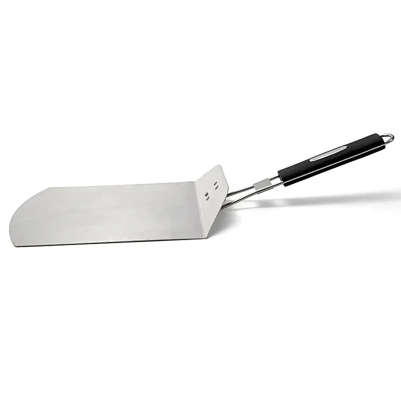 Folding Pizza Peels Stainless Steel Pizza Shovel Square Large Cake Transfer Shovels Kitchen Baking Tools Cake Shovel Tools
