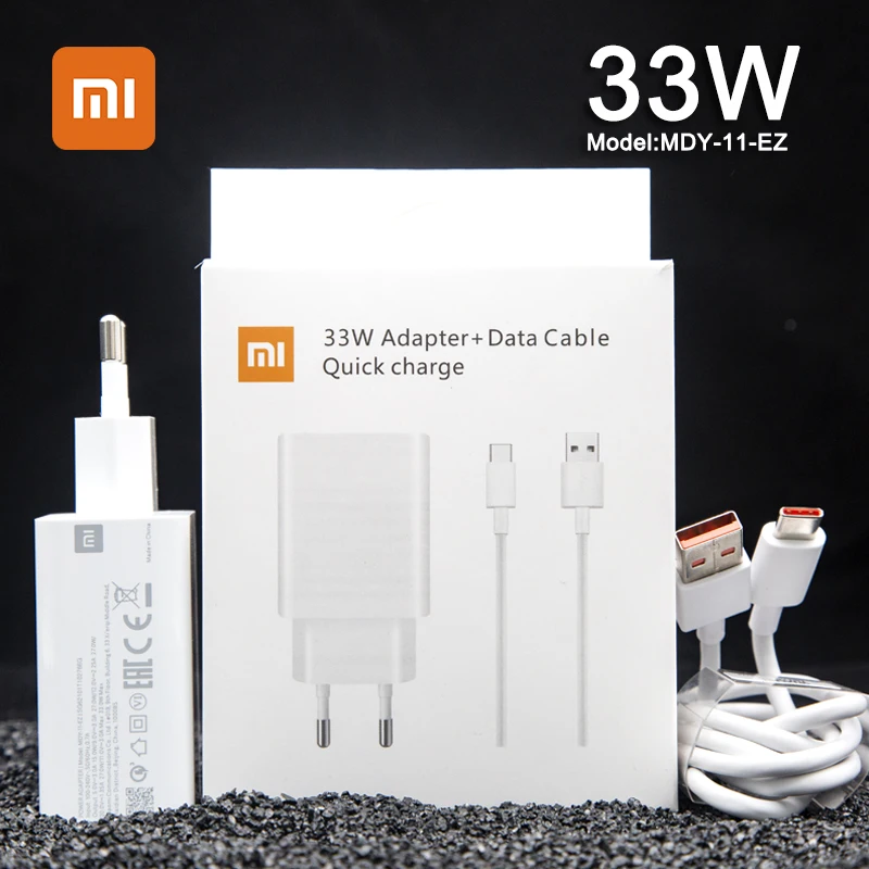 Xiaomi-cargador Turbo MDY-11-EZ Original, adaptador de carga rápida de ...