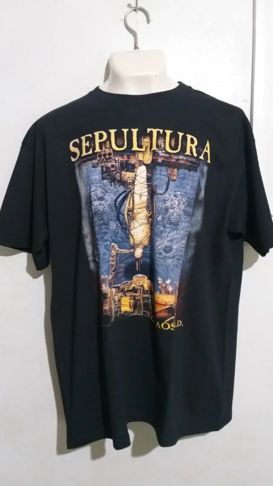 

Sepultura хаос AD, металлическая футболка, sarкофago Slayer Kreator