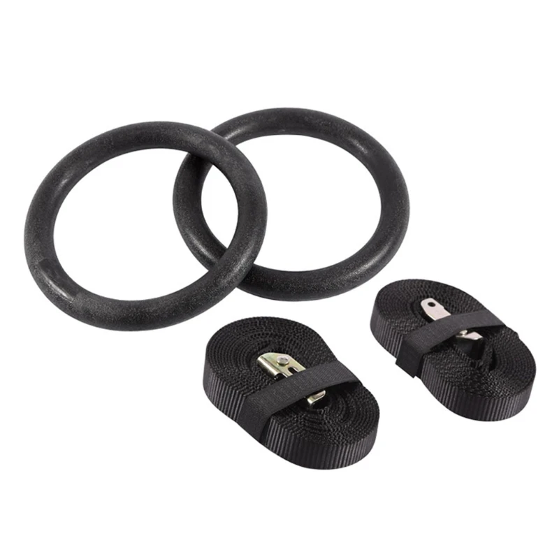 

Fitness Gymnastic Rings Gym Sports Exercise Pull Ups Muscle Ups Training Tool