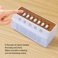 Portable White Noise Bluetooth Speaker Nature Sound Sleep Aid Music Box Wireless Stereo MP3 Music Player Support Timed Shutdown 1