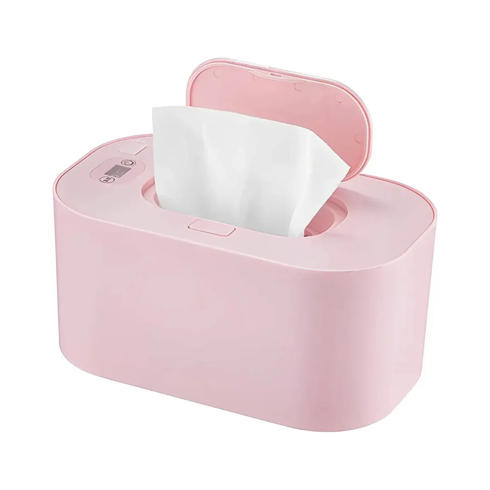 Baby Wipe Warmer Heater Wet Towel Dispenser Napkin Thermostatic Heater Home/Car Use Mini Wipe Warmer Case Disinfecting Wipes