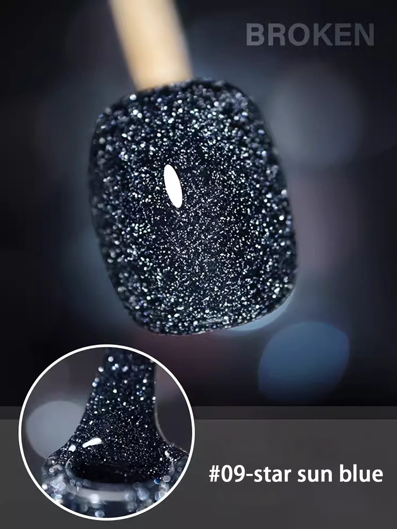 10ML 1-12 Stück Roter Nagellack mit Zerkleinerten Diamanten, Weißer Glitzer-Nagellack mit Hoher Dichte – Detail 33
