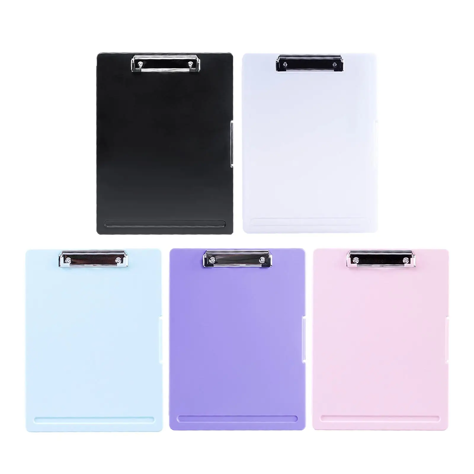 

Low Profile Clipboard with Storage High Capacity PP Creative Clipboard Folder Nursing Clipboard for Home Work Office Doctor Kids
