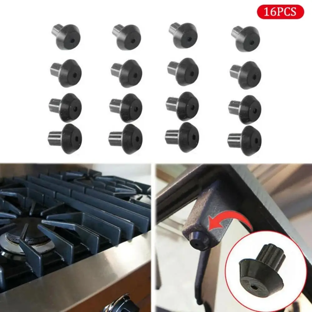 Gas Range Burner Grate Foot 16Pcs Compatible Stove Gas Stove Burner Foot Rubber Feet For Replacement Parts WB02T10461 gas stove accessories